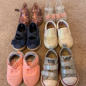 Baby girl size 5 shoe bundle